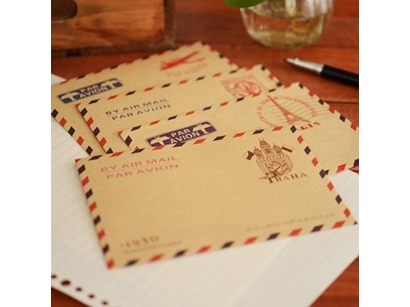 10 Pcs/lot Mini Vintage Paris Paper Envelope For Cards Carousel 1
