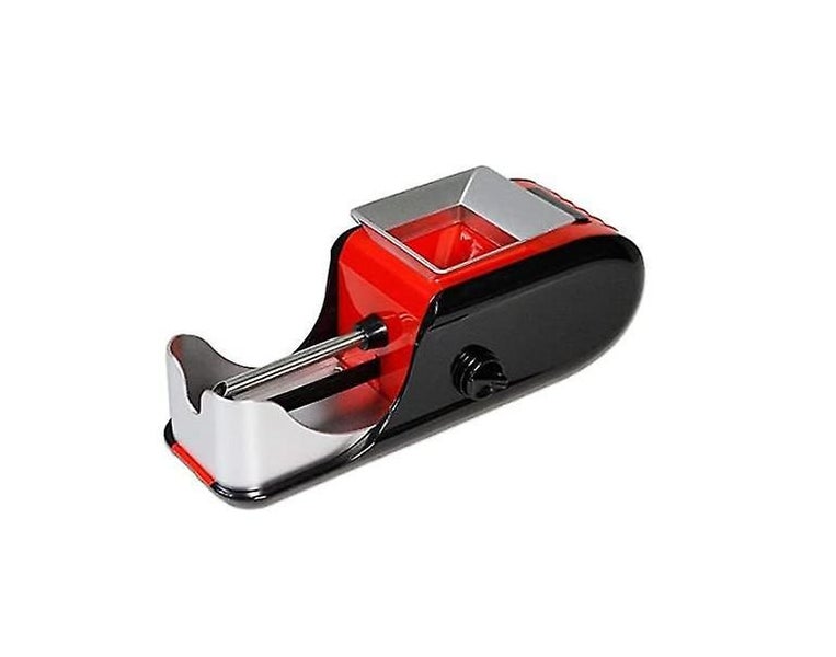 Red-1pc Large Automatic Cigarette Roller With Adjustable Cigarette Pourer64700980405251110