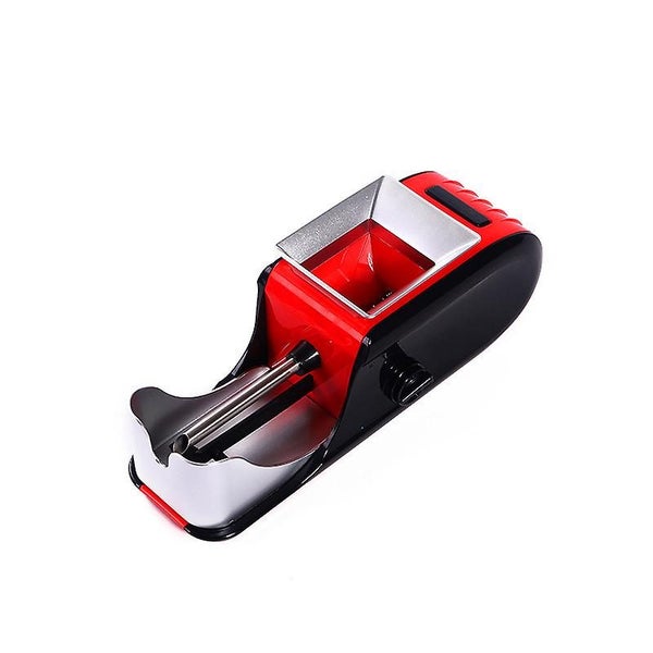 Red-1pc Large Automatic Cigarette Roller With Adjustable Cigarette Pourer64700980405251111