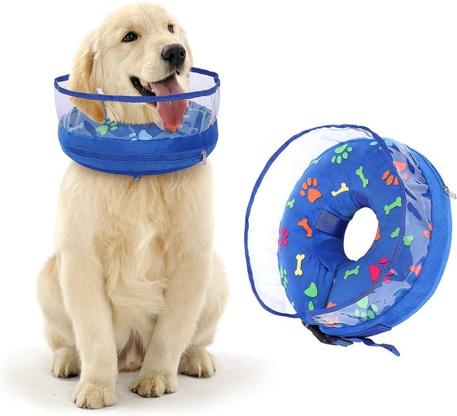 Inflatable Dog Collar Dog Recovery Collar Inflatable Dog Collars For After S Carousel 1
