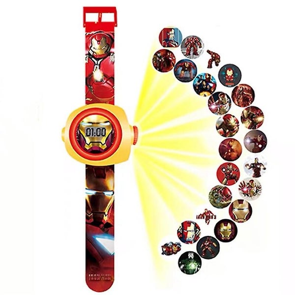 Children's Watch With 20 Model Projections iron Man Suitable For Birthday G Carousel 1