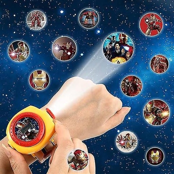 Children's Watch With 20 Model Projections iron Man Suitable For Birthday G Carousel 2