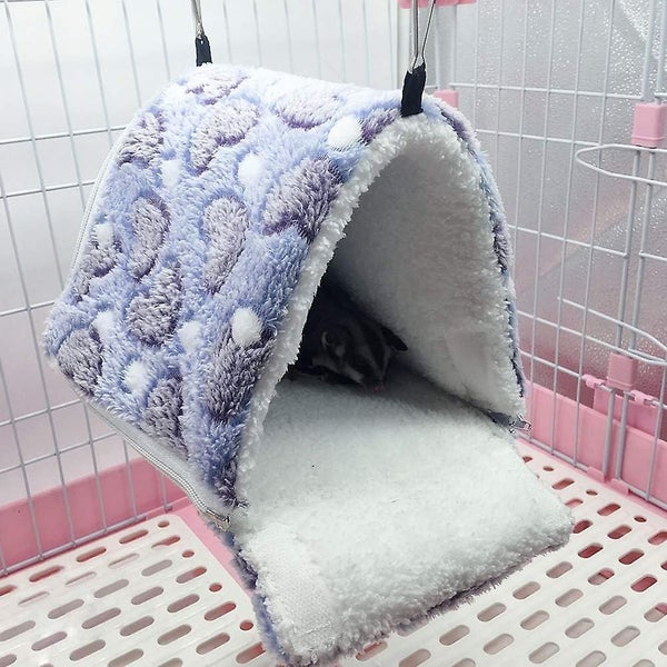 Purple M Sleeping Rodent Plush Small House Hamster Hammock Toy Bed House For G Carousel 1