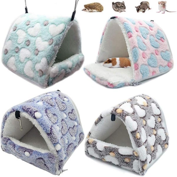Purple M Sleeping Rodent Plush Small House Hamster Hammock Toy Bed House For G Carousel 2