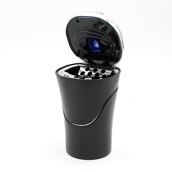 13*8*6.5cm Car Ashtray Portable Cigarette Lighter With Led Light Usb Charging Carousel 1