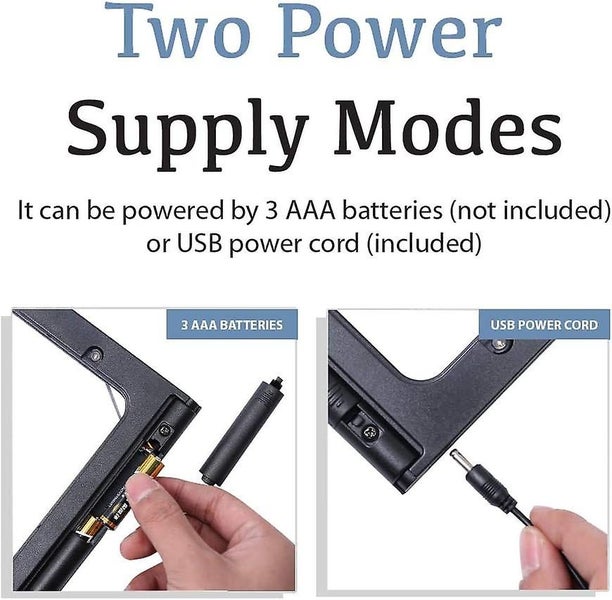 Glass Large Full Page Rectangular 3x Magnifying Led Lighted Foldable Portable Carousel 4