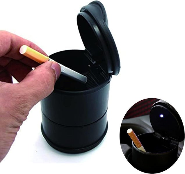 Car Ashtray Car Ashtray With Lid Portable Car Ashtray Smokeless Car Ashtray Carousel 1