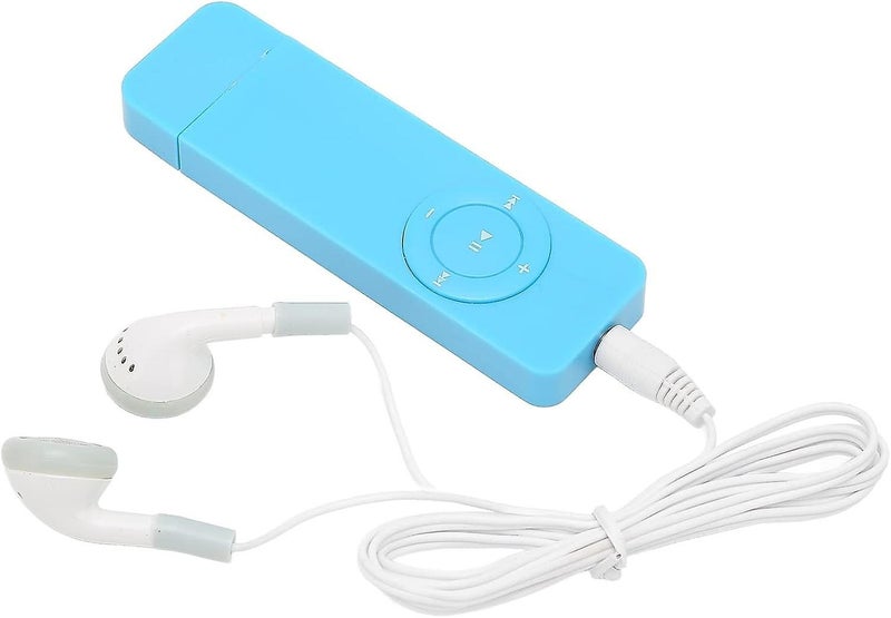 Mp3 Player blue Student Usb Mp3 Player Children's Mp3 Player Walkman Withou Carousel 1