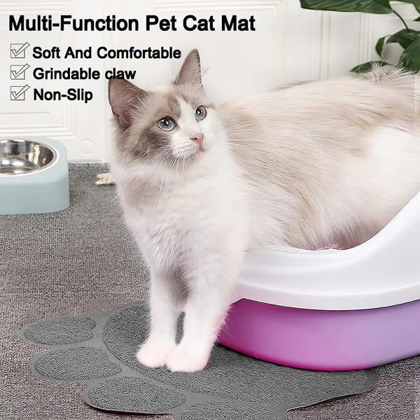Non-slip And Waterproof Feeding Mat For Dog And Cat 30 X 40 Cm red Carousel 2