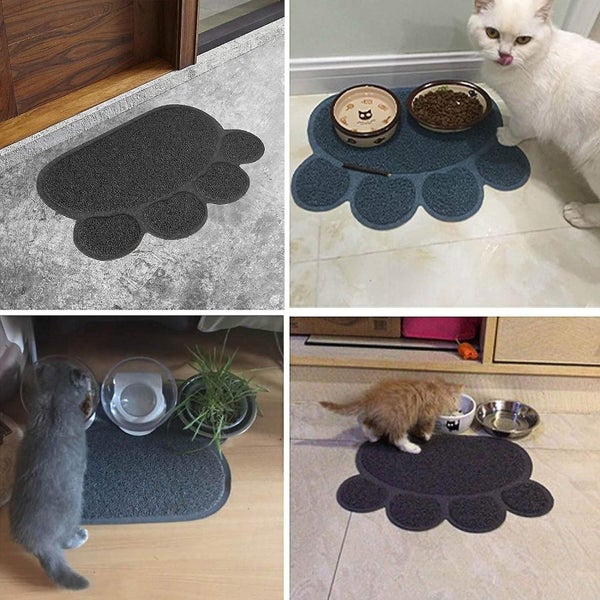 Non-slip And Waterproof Feeding Mat For Dog And Cat 30 X 40 Cm red Carousel 5