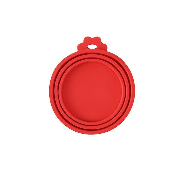 Silicone Pet Can Covers Lids-4 Pack Pet Cat Food Top One Size Fits All Standar Carousel 5