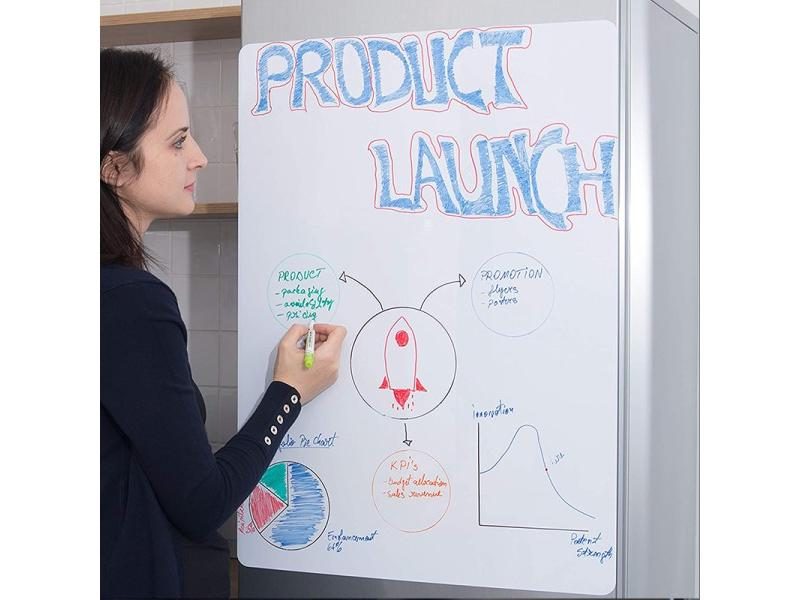 A2 Size Magnetic Whiteboard Fridge Magnets Presentation Boards Home Kitchen Carousel 2