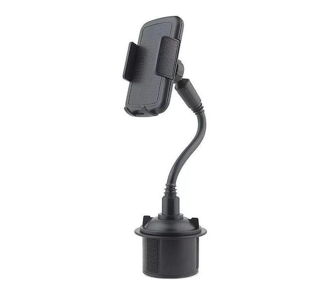 black Phone Holder Cup Holder Universal Adjustable Gooseneck Car Phone Hold Carousel 2