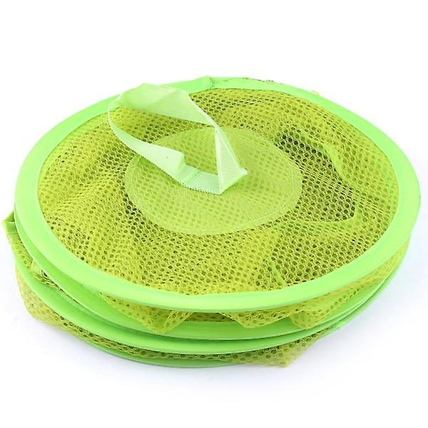 Green Kids Storage Net Foldable Mesh Basket Hanging Toy Storage For Plush Toy Carousel 5