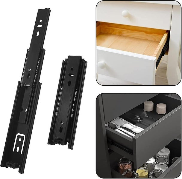2 Pcs Drawer Slides 150mm Drawer Slides 3 Fold Telescopic Slide Full Extens Carousel 5