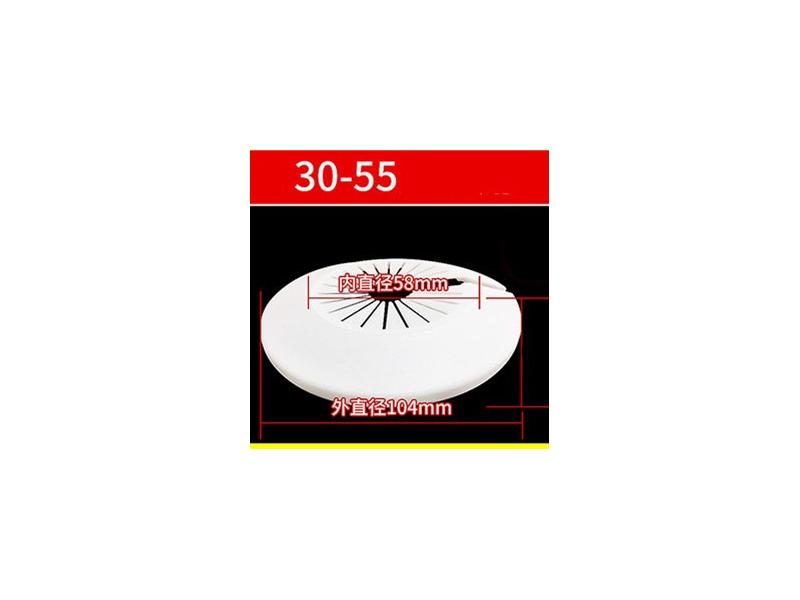 1pcs Plastic Wall Hole Cover Cap Round Duct Pipeline Valve Pipe Plug Snap-on Carousel 1