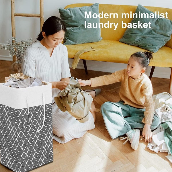 Dirty Laundry Hamper Large Laundry Hamper With Handle 75l Organize Baskets F Carousel 5