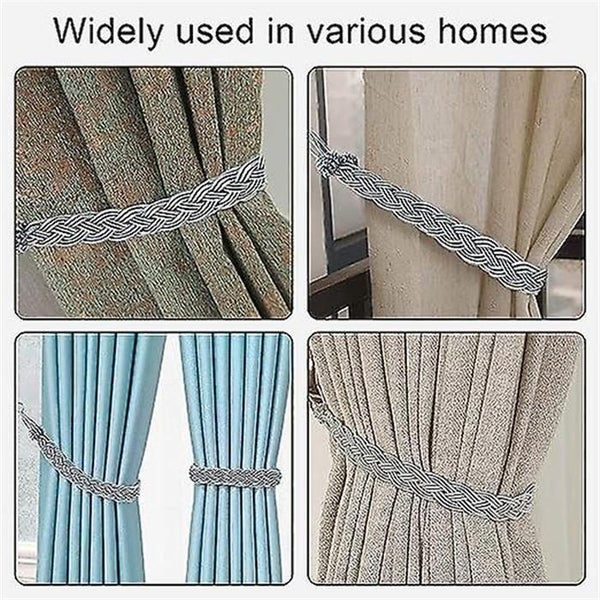 Hand-knitted Single Rope-shaped Curtain Tiebacks Type: Curtain Tiebacks And Carousel 5