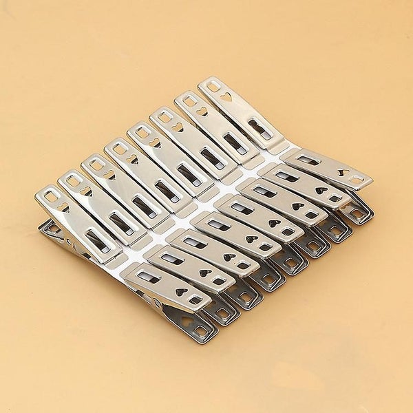80 Pack Powerful Stainless Steel Clothespins Rustproof Windproof Metal Cloth Carousel 1