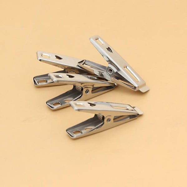 80 Pack Powerful Stainless Steel Clothespins Rustproof Windproof Metal Cloth Carousel 2