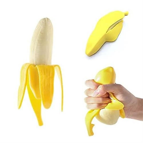 Stress Relief Banana Toys Stretchy Squeeze Fruit Toy Decompression Vent Anxie Carousel 1