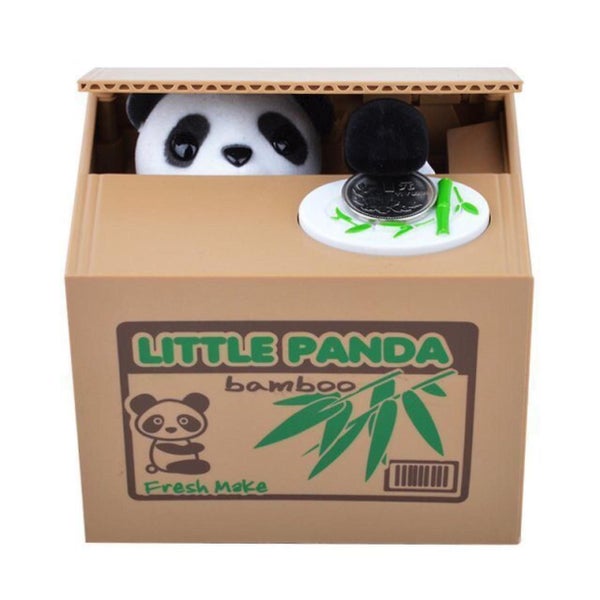 Piggy Bank Coin Piggy Bank Child Panda Electronic Automatic Savings Bank Meani Carousel 3