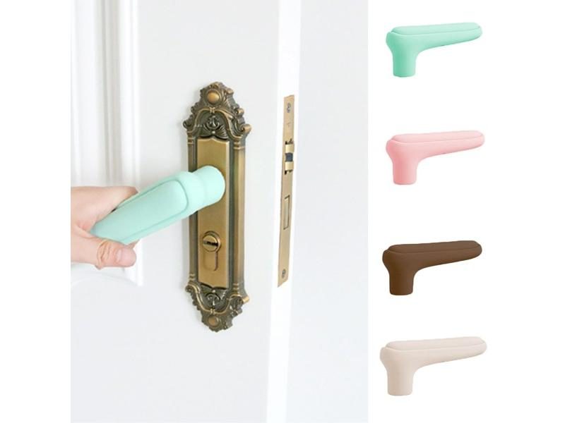 New Silicone Door Handle Sleeve Room Handle Baby Child Crash Protection Suite Carousel 2
