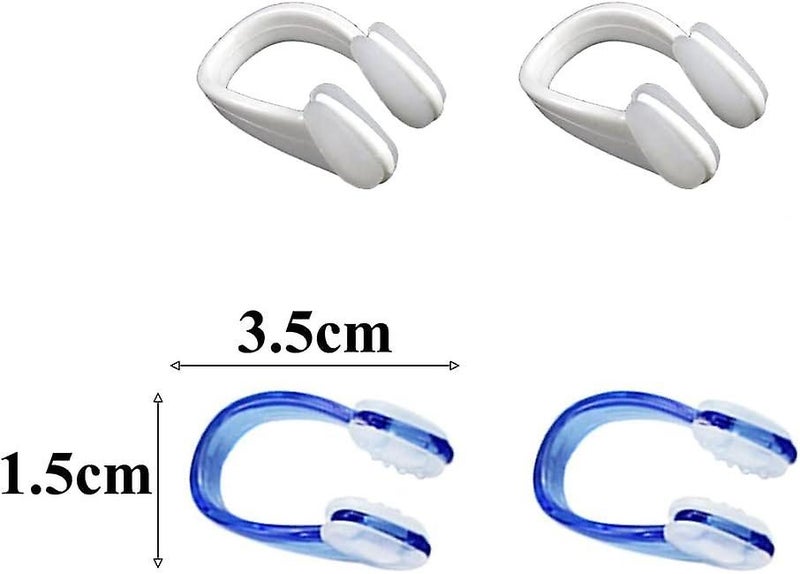 8-piece Swimming Nose Clip Waterproof Silicone Nose Clip For Children And Adul Carousel 2