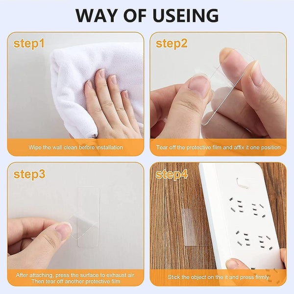 60pcs Reusable Multifunctional Double Sided Adhesive Tape Reusable Double Sid63864723684610111