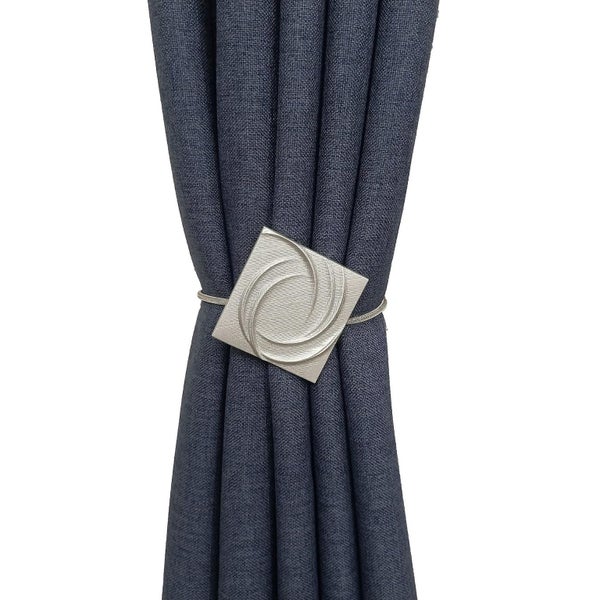 Gray Set Of 2 Curtain Tiebacks Magnetic Curtain Buckle Curtain Tiebacks For Ho Carousel 1