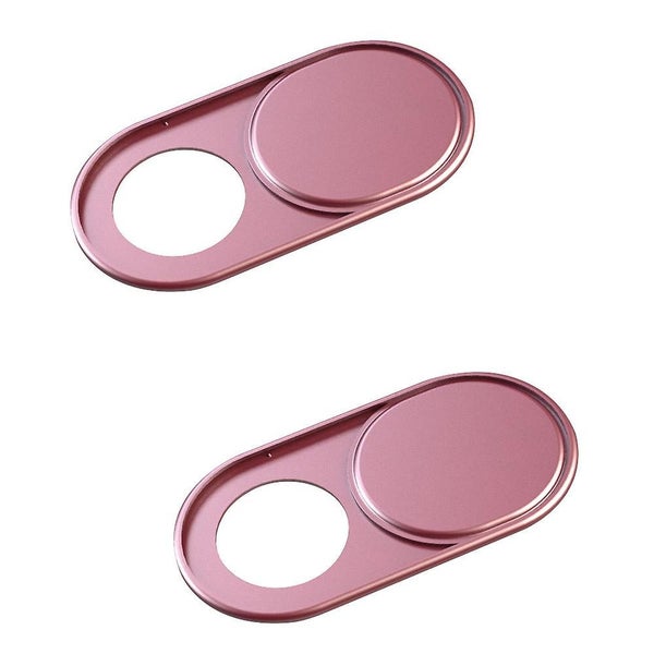 2 Pcs Pink Webcam Cover 0.6mm Ultra-thin Metal Camera Cover For Laptop Macb Carousel 1