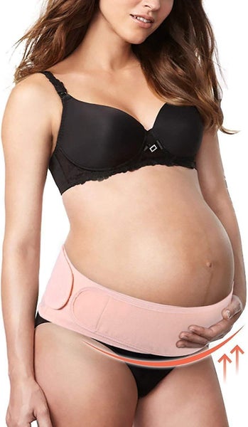 Pink -adjustable Pregnancy Belt For New Moms With Prenatal And Postnatal Pain Carousel 1