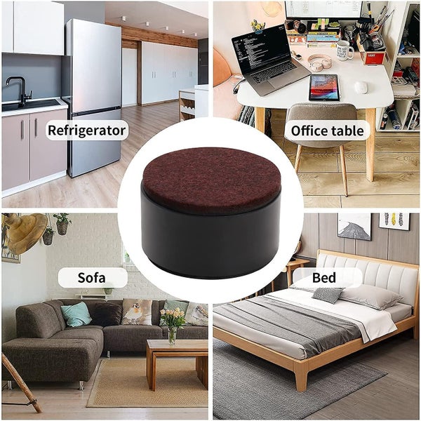 Black 60*50mm Steel Furniture Support Bed And Table Foot Support 4 Furnitu Carousel 5