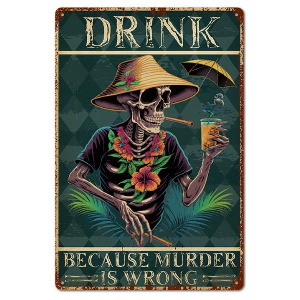 Metal Tin Signs Home Decor Man Cave Beer Bar Sign *Over Stocked* Carousel 2