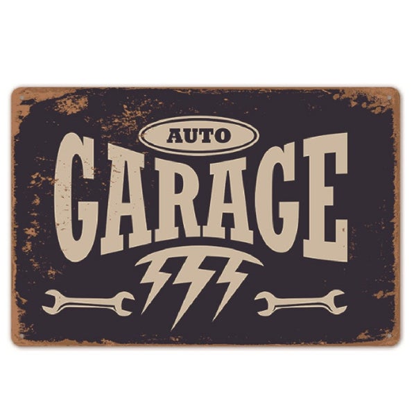 NEW new Metal Tin Signs Sheds storage Garage Decor Classic Car *Clearance* Carousel 2