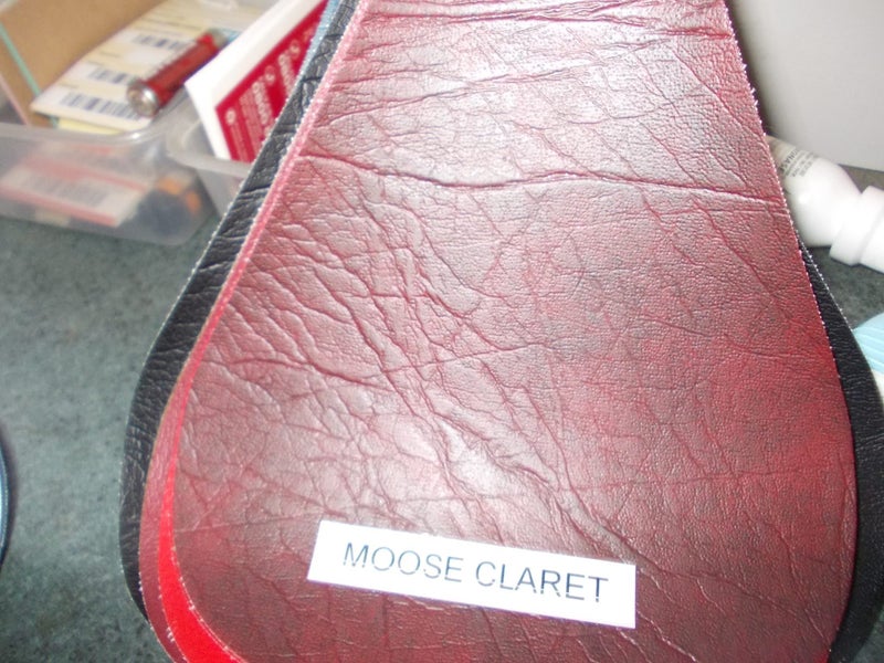 Upholstery Vinyl Moose Claret - By the Metre Carousel 1
