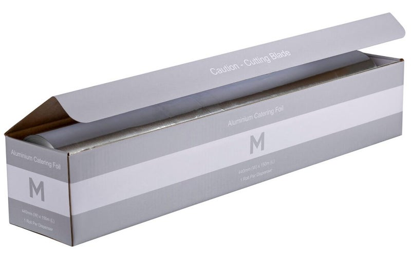 1 X Dispenser Pack Premium Aluminium Foil 440mm x 150m x 13mu Carousel 1