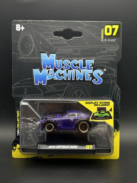 MUSCLE MACHINES - 1972 DATSUN 240Z - MODEL 07 - DIECAST Carousel 1