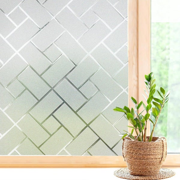 Window Glass Film Stickers Privacy Frosted 60cm Width Carousel 2