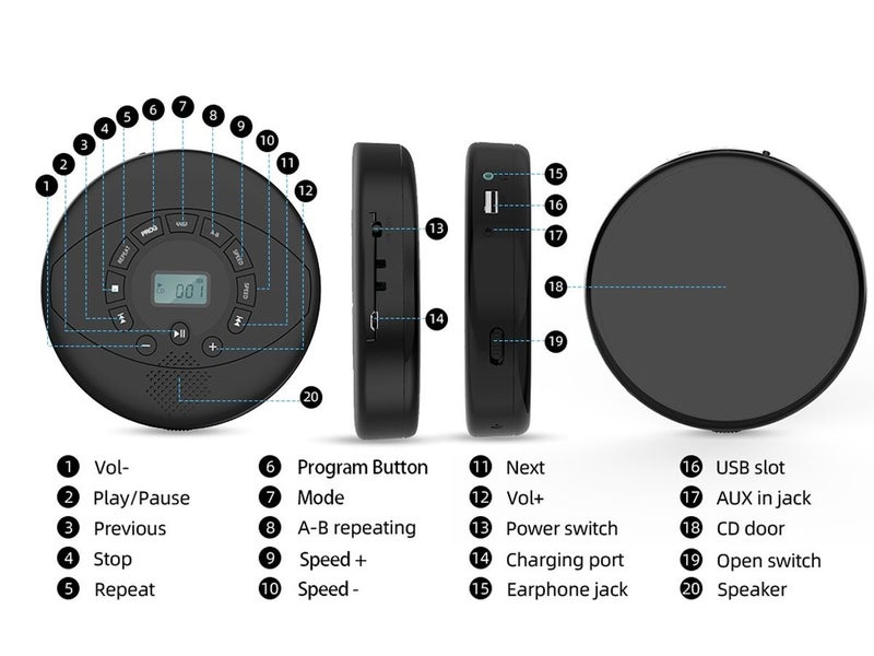 Portable CD Player Clearance - Clearance Carousel 8