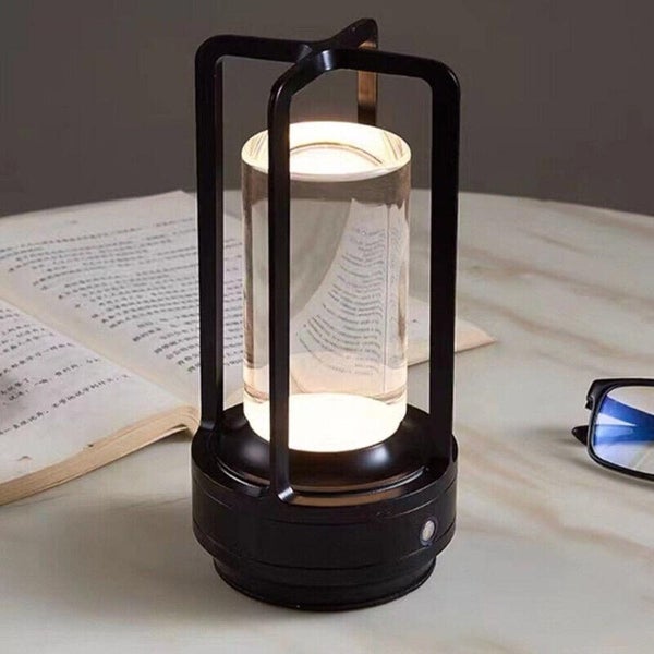 Cordless Touch Desk Lamp LED Rechargeable USB Dimming Table Light Carousel 1