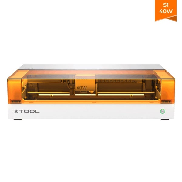 xTool S1 40W Enclosed Diode Laser Engraver and Cutter Lite(White) Bundle Carousel 1