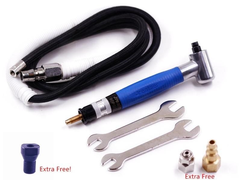 Jrealmer 90 Degree Pneumatic Grinder Angle Grinder Micro Grinder 3mm Collet For Carousel 1