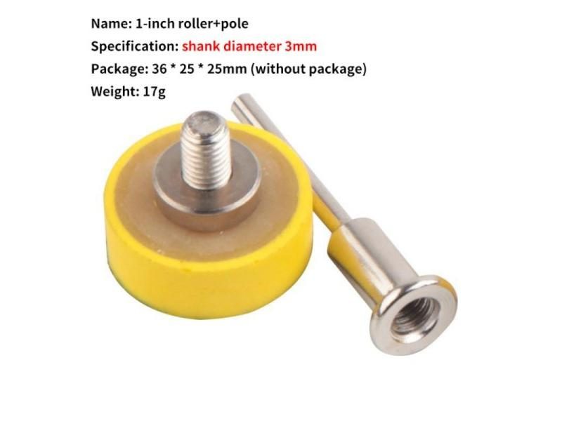 1 Inch 100 Pieces 1/8 Shank Diameter Sandpaper Set Electric Polishing Polishing Carousel 1