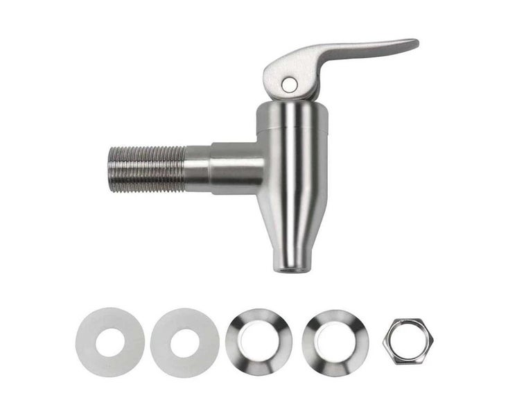 Stainless Steel Wine Barrel Faucet Dispenser Replacement Coffee Juice Faucet Carousel 2