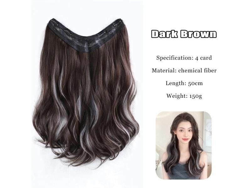 Women's Synthetic Wig Piece One Piece Hair Extension U-shaped