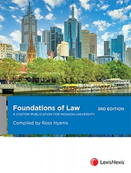 Foundations of Law: A Customised Publication for Monash University by R. Hyams - Carousel 1
