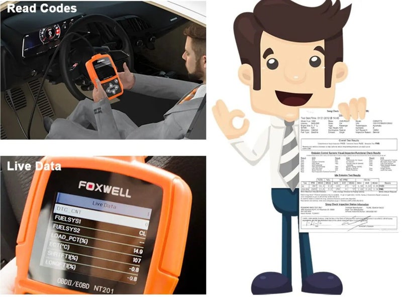 Foxwell NT201 OBD2 Auto Scanner Automotive OBD Code Reader Carousel 4