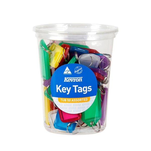 Kevron Id5 Keytags Assorted Disposable Tub 50 46952 Carousel 1