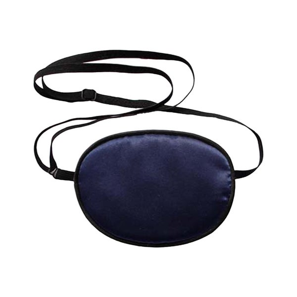 Single Eye Mask Silk Soft Eye Patches for Adults Kids Left Right Eye-Blue Carousel 2